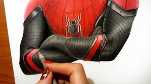 Far from home stealth suit, this lenses/mask are made of cardboard & craft foam sheet, the fabric part is basically a regular black ski mask, hold the lenses up & down using strong mini magnet, enjoy! Speed Drawing Spider Man New Suit Far From Home Movie Tom Holland Jasmina Susak Youtube