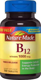 This means that the body requires vitamin b12 to work properly. Nature Made Vitamin B12 Tablets 1000mcg Everyday Value 190 Count Walmart Com Walmart Com