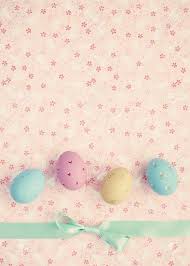 Vintage Pastel Easter Eggs And Mint ...