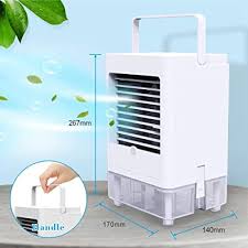 Portable air conditioner air conditioning fan water ice cooler humidifier room cod. Buy Personal Air Cooler Built In 5000mah Rechargeable Battery Portable Air Conditioner Fan With 3 Wind Speeds 3 Refrigeration 1 2 4 8h Timer Ice Cooler Fan For Home Bedroom Office Outdoor Online In Turkey