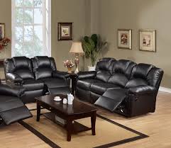 black leather reclining sofa loveseat set