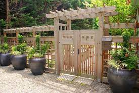 Wooden Fence Designs Garden Gate