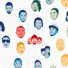 The Hip Hop Flow Chart By Pop Chart Lab An Art Print
