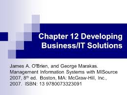 Chapter 12 Developing Business It Solutions Ppt Video