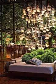 Outdoor Decor With Modern Hanging Lamps