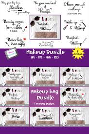 makeup bundle 8 makeup bag svg