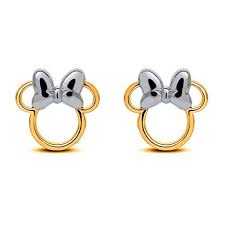 14k gold plated sterling silver minnie
