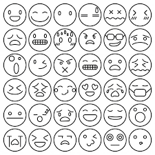 emoji emoticons set face expression