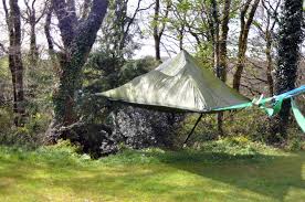 Camping hammocks are pretty damn versatile and can be used as a rain cover, to hang out in, as a makeshift picnic blanket and, of course, as a comfortable bed in which to sleep. Tentsile A Hammock Style Tent Suspended From Trees By Alex Shirley Smith