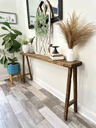 Handcrafted Sofa Table Console Table