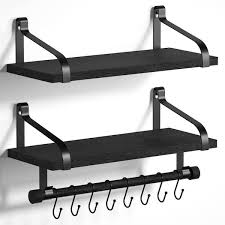 Floating Shelves Set Of 2 For Coffee