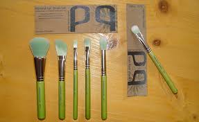 green bamboo makeup brushes review