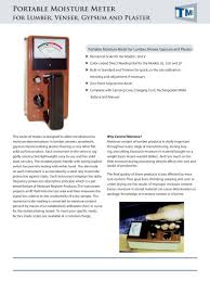 52 48 Portable Moisture Meter Testing Machines Inc Pdf