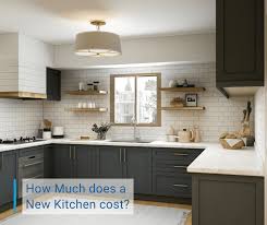 Average kitchen prices in the uk are around the £8,000 price mark. How Much Does A New Kitchen Cost Bathroom Ideas