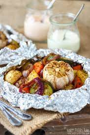 vegetable foil packets happy foods