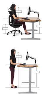 The ergonomic assessment tool is a quick and easy way to determine the right height for your office equipment. Ergonomic Office Desk Chair And Keyboard Height Calculator Ergonomic Office Ergonomic Chair Ergonomic Desk Design