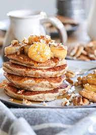 Almond Flour Banana Bread Pancakes gambar png