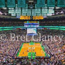 Panoramic Boston Celtics Basketball
