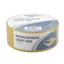 florcraft carpet tape 1 7 8 x 75 indoor outdoor fibergl reinforced 2 sided 81286