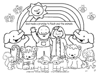 Coloring pages of noah and the rainbow copy his ark inside page new. Pin On Bible