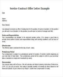 contract offer letter templates 14