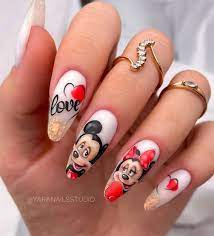 30 minnie mouse nail designs flirty