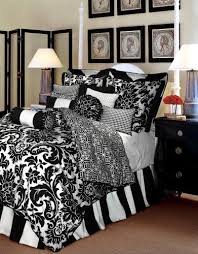 white bedroom design damask bedding