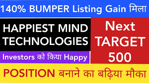 Get complete details on happiest minds technologies ltd. Happiest Minds News Happiest Minds Share Analysis Happiest Minds Latest News Target Price Youtube