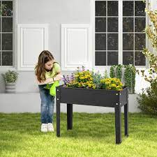 Metal Raised Garden Bed With Legs And