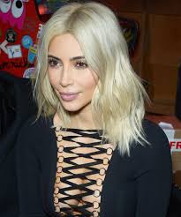 Kim kardashian dyed her hair platinum blonde and people are freaking out. All The Details On Kim Kardashian S Ice Blonde Hair Instyle