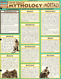 Mythology Greek Roman Mortals Chart
