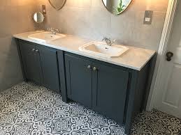 Double Vanity Unit With Inset Sinks