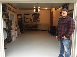 painting garage floor using valspar