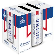 michelob ultra 6 can canadian domestic beer