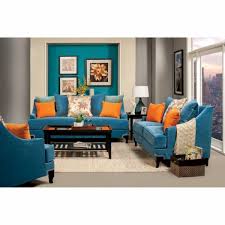 vincenzo pea blue 3 pc set sofa