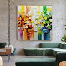 Abstract Oil Painting On Canvas