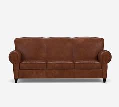 Open Box Manhattan Leather Sofa