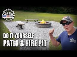 Diy Patio And Fire Pit Seating Area