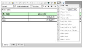 sneak k asp net html editor table