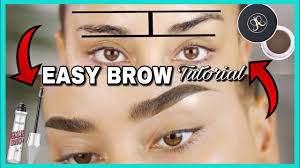 uneven eyebrow tutorial step by step