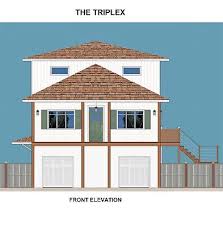 3 Story Triplex House Plans 3 840 Sq