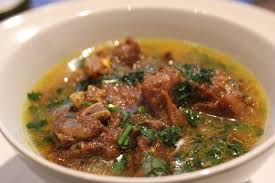 making goat meat peppersoup