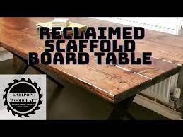 how to build a scaffold board table