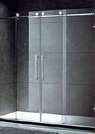 Shower Glass Enclosure And Bathtub