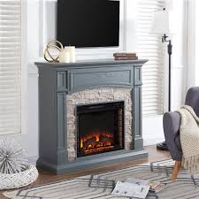 Slate Grey Electric Fireplace