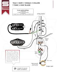 Telecaster humbucker wiring diagram source: Rm 8834 Single Coil Pickup Wiring Diagram On 4 Way Telecaster Wiring Diagram Free Diagram