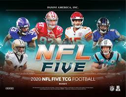 Authentic collectibles trading cards 1990 football baseball hockey basketball. 2020 Panini Nfl Five Football Trading Card Game Booster Box Da Card World