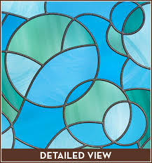 The thick, textured glass will provide excellent privacy while still allowing natural light to flow through the room. Odyssey Stained Glass Privacy Window Film Wallpaper For Windows