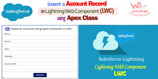 insert a account record in lwc