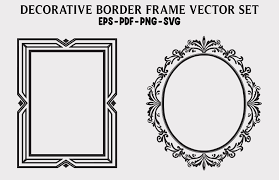 decorative fl frames svg vector